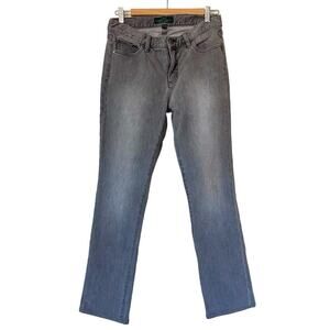 LRL Ralph Lauren Jeans Classic Straight Gray Size 6